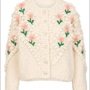 Lily Bean Floral And Pearl Chunky Knit 